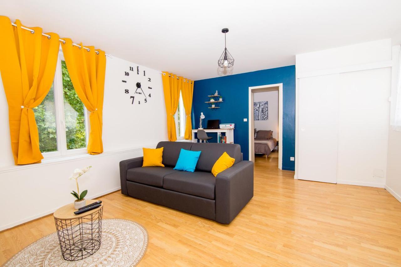 Coeur De Ville I 50M² I Netflix I Lit Queen Size Sens Exteriör bild